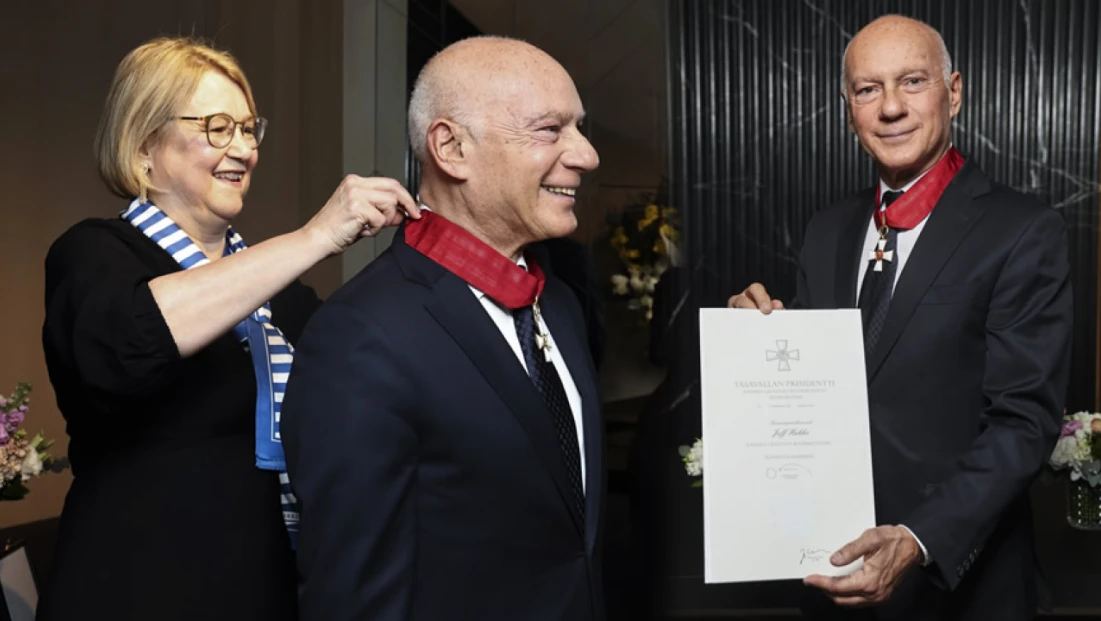 Jeff Hakko’ya Finlandiya’dan ‘Finlandiya Aslanı Liyakat Nişanı’