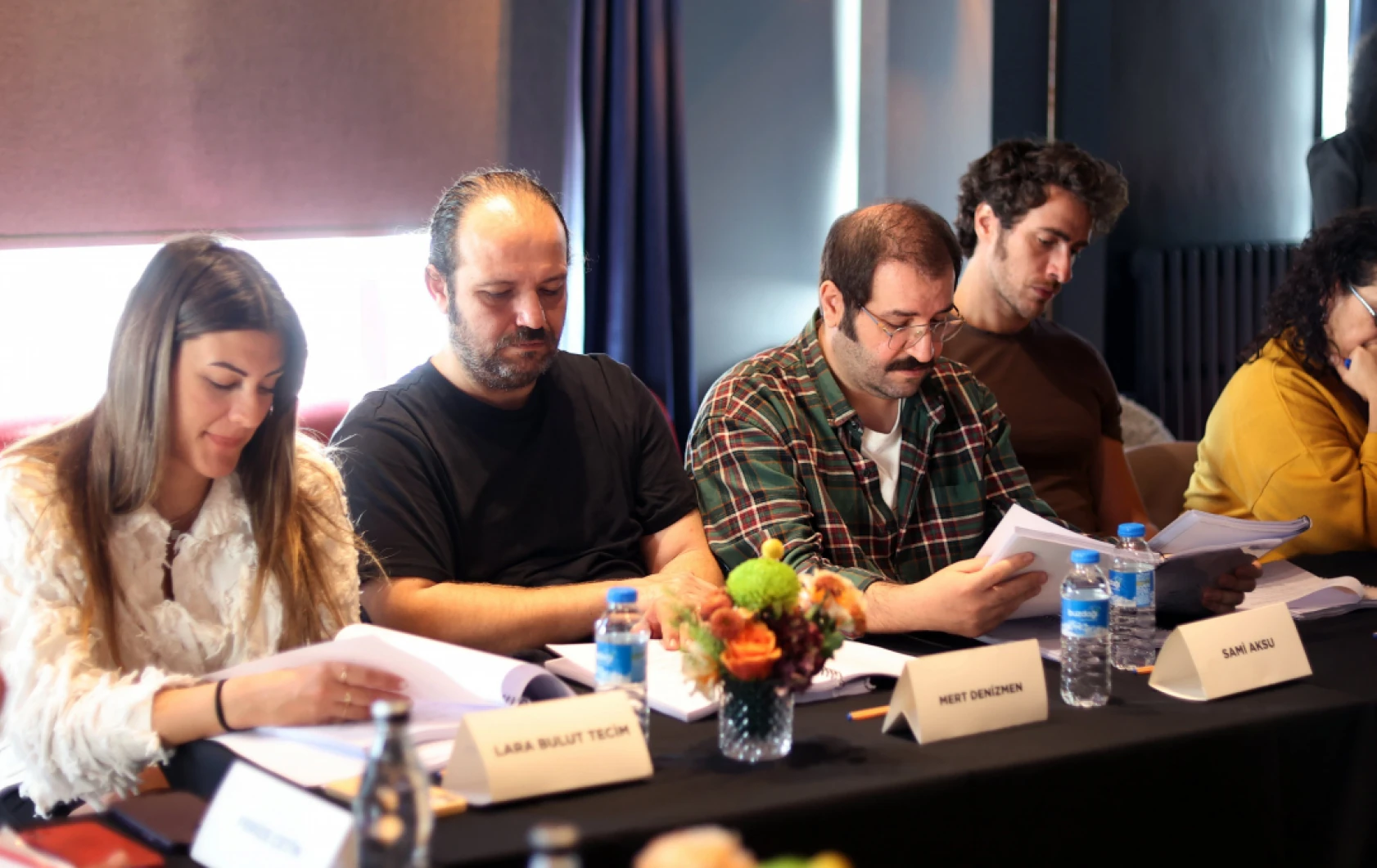 'Şehrazat' dizisinin okuma provası yapıldı