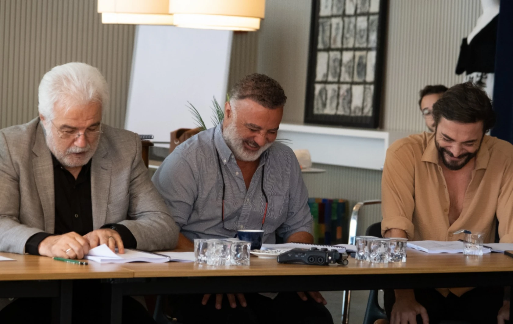 Efsane filminin bol kahkahalı okuma provası