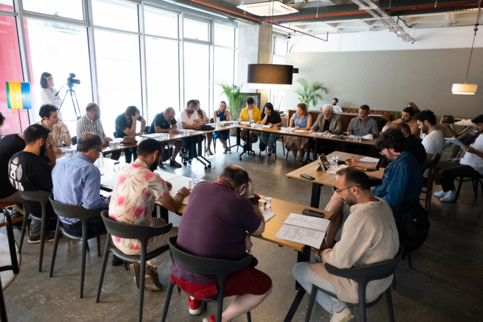 Efsane filminin bol kahkahalı okuma provası