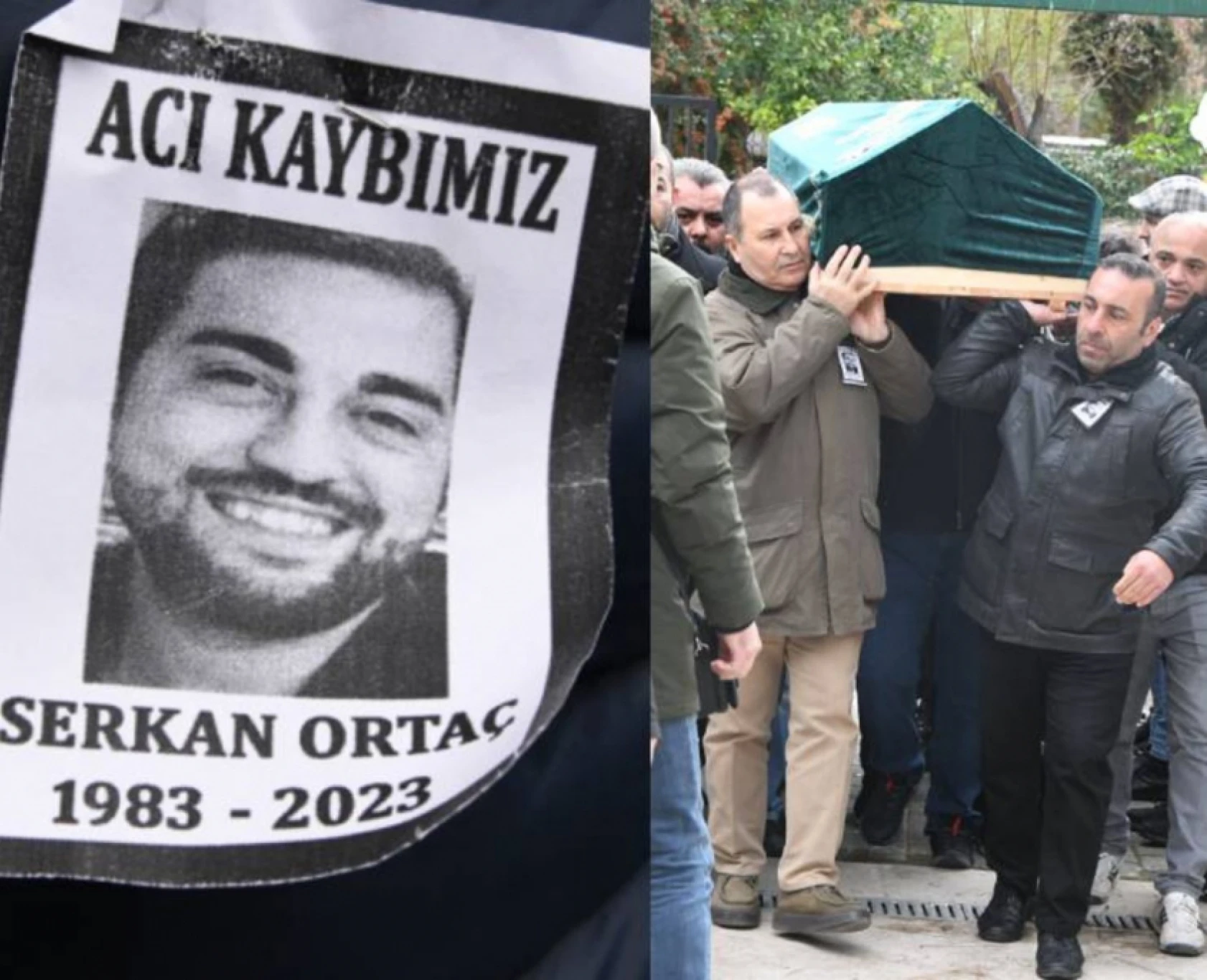 Serkan Ortaç, son yolculuğuna uğurlandı