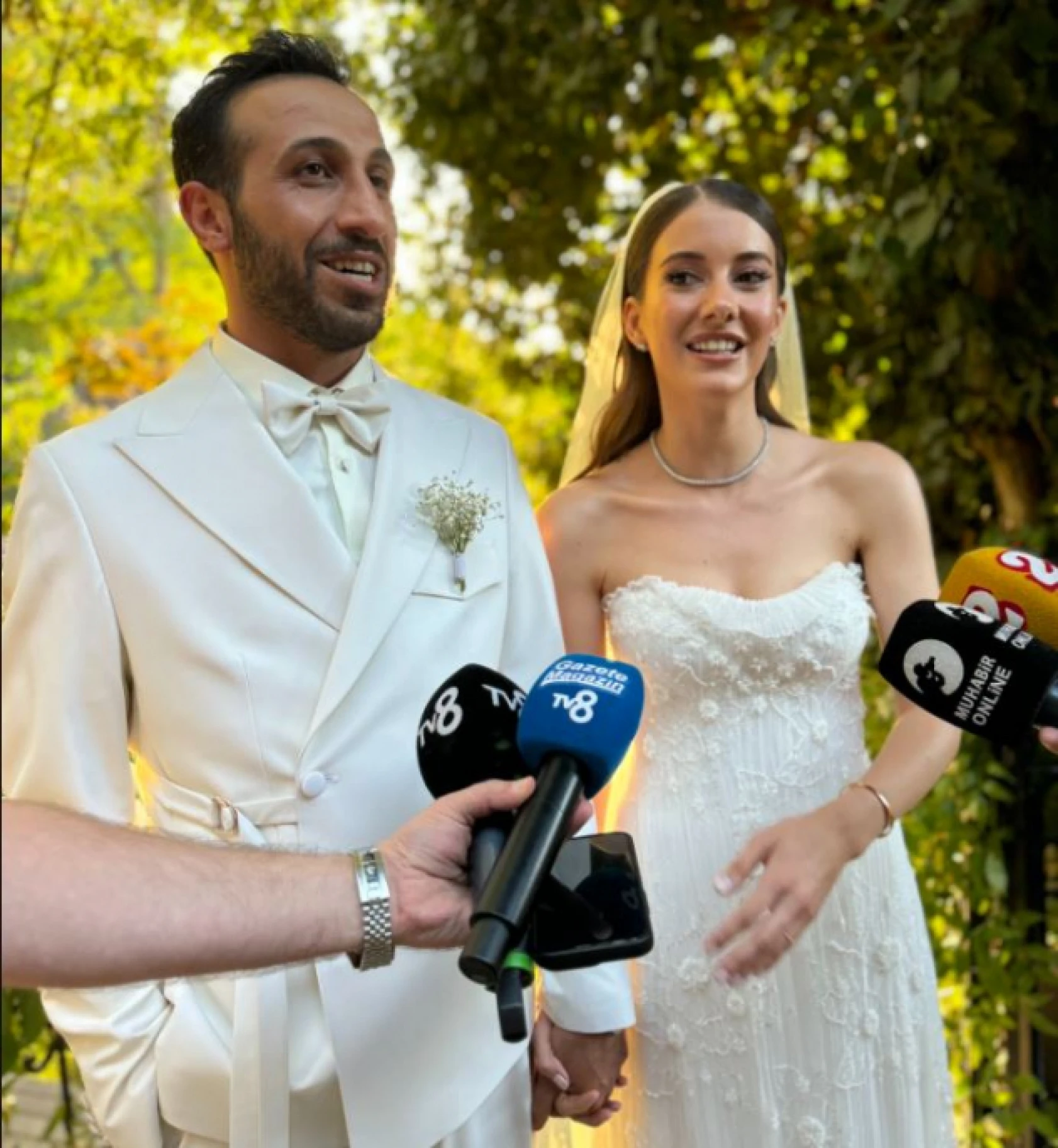 Ersin Arıcı ve Beril Pozam evlendi İşte düğünden kareler…