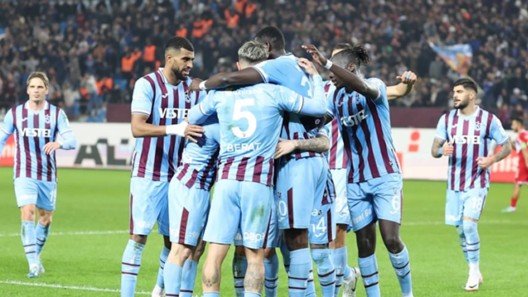 Trabzonspor, Karadeniz derbisinde Samsunspor'u mağlup etti