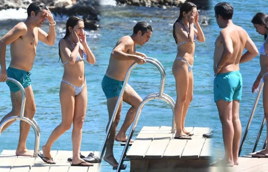 Neslihan Atagül ile Kadir Doğulu'nun Bodrum'da kutlama tatili