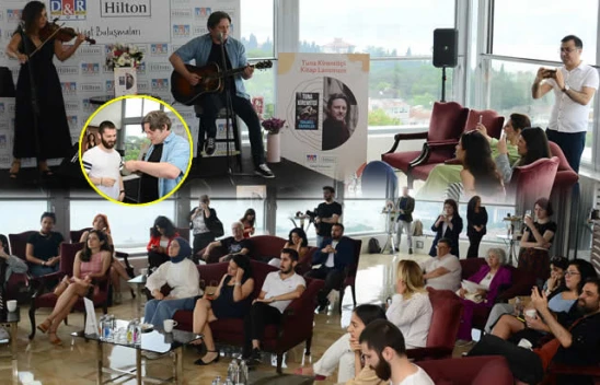 Tuna Kiremitçi, yeni kitabı 'Tehlikeli Şarkılar'ın lansmanını gerçekleştirdi