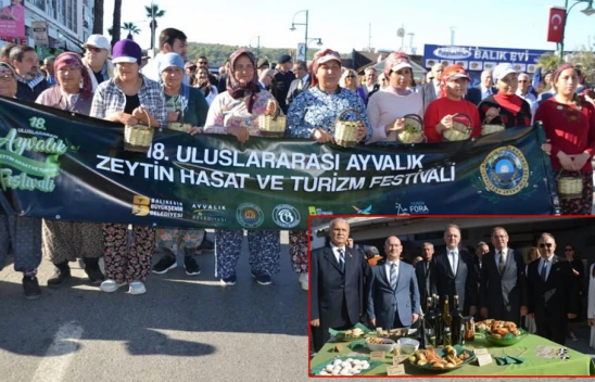18. Uluslararası Ayvalık Zeytin Hasat ve Turizm Festivali başladı
