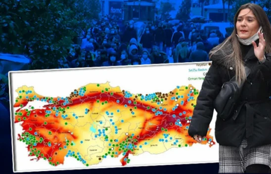 AFAD, Türkiye'nin 'afet risk haritası'nı çıkardı! İşte alarm veren bölgeler…