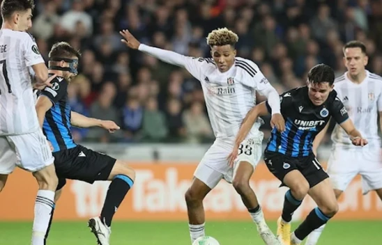 Beşiktaş, Club Brugge deplasmanından puanla döndü