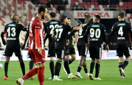 Beşiktaş, Sivas deplasmanında kazandı