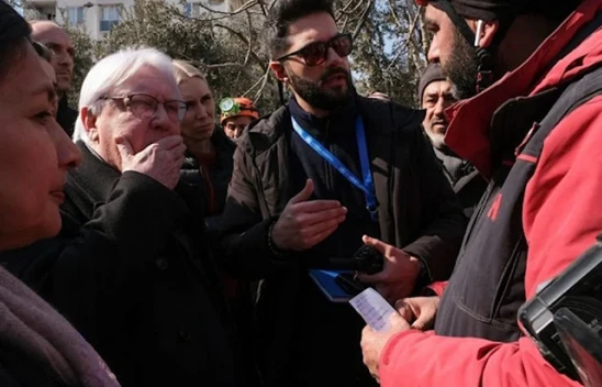 Birleşmiş Milletler yetkilisi Martin Griffiths deprem bölgesinde gördüklerine inanamadı! 'Ölü sayısı iki kat artabilir'