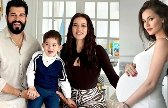 Burak Özçivit'ten eşi Fahriye Evcen'in hamilelik pozlarına olay yorum
