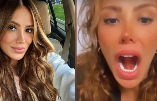 Ceyda Ersoy'un öpüşürken dili koptu