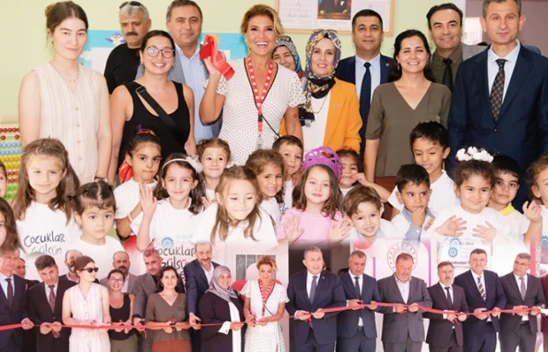 Çocuklar Gülsün Diye Derneği'nin 46. anaokulu, Kilis'te açıldı