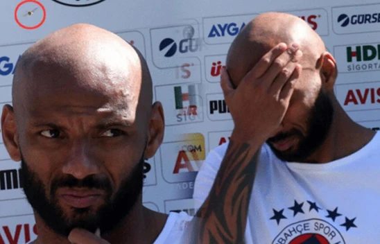 Fenerbahçeli futbolcu Joao Pedro'yu canlı yayında arı soktu