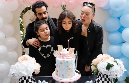 Gökhan Türkmen, kızı Leyla Ada'nın doğum gününü kutladı