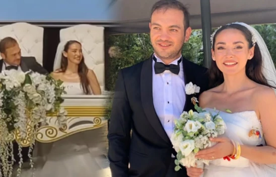 Gönül Dağı dizisinin Cemile'si Nazlı Pınar Kaya, İsmail Oral ile evlendi