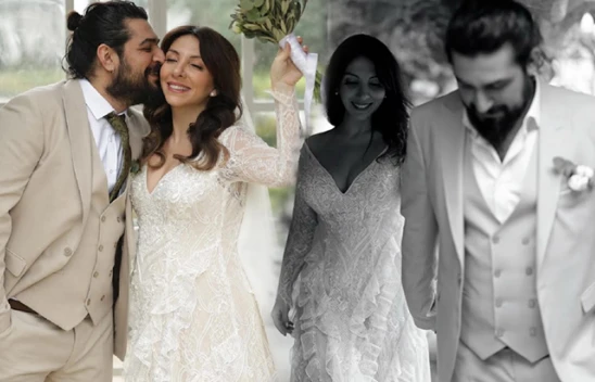 Güldür Güldür'ün yıldızı Meltem Yılmazkaya ile müzisyen Kadir Doğan evlendi