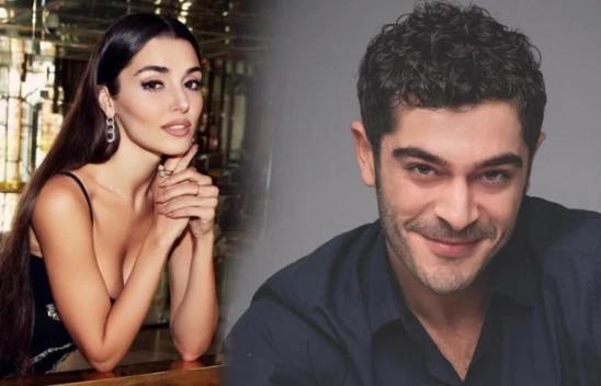 Hande Erçel ve Burak Deniz'li İki Yabancı'nın afişi çekiliyor