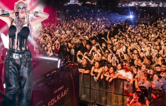 Hande Yener'den 80 bin kişilik zafer coşkulu konser