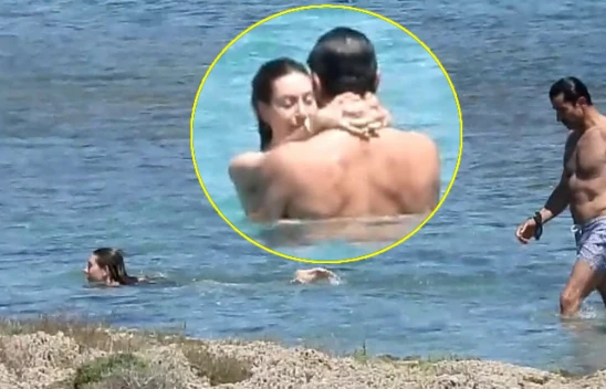 Kenan İmirzalıoğlu ile Sinem Kobal, Çeşme'de tatil yapıyor