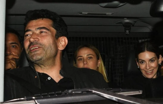 Kenan İmirzalıoğlu-Sinem Kobal çifti ve Burçin Tezioğlu gecelerde