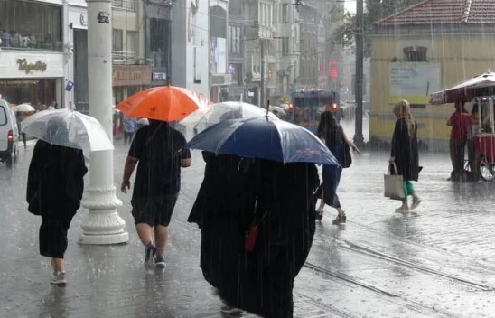 Meteoroloji'den uyarı! Gök gürültülü sağanak yağış bekleniyor!