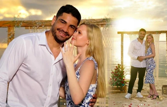 Milli güreşçi Taha Akgül, evlilik yolunda ilk adımı attı