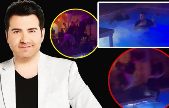 Murat Kurşun'un hayranının sevgi gösterisi havuzda bitti