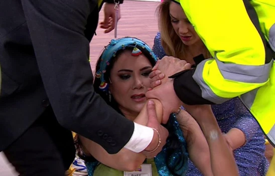 Mutfak Bahane'de korku dolu anlar! Bir anda yere yığılıp gözyaşlarına boğuldu!