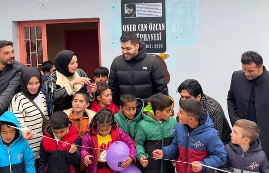 Onur Can Özcan'ın adı kütüphanede yaşayacak