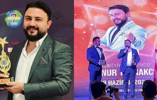 Onur Yaprakçı'ya 'Yılın En İyi Film Yapımcısı' ödülü