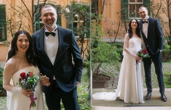 Oyuncu Funda Eryiğit ile yönetmen Berkun Oya evlendi