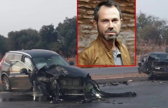 Oyuncu Olgun Şimşek, Bodrum'da trafik kazası geçirdi