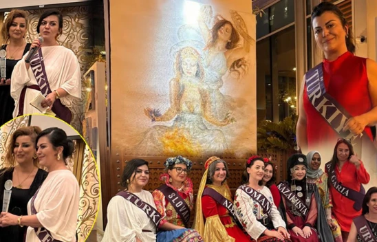 Ressam Pınar Tuba Biçmen, Türkiye'yi Dubai'de başarıyla temsil etti
