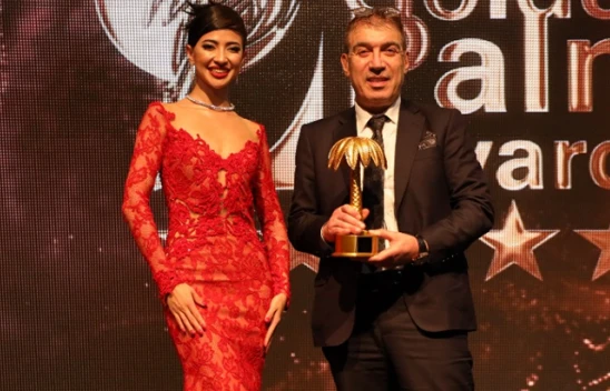 Şahin Kırbıyık, Altın Palmiye Ödülleri'nde 'Yılın İş Adamı Ödülü'ne layık görüldü