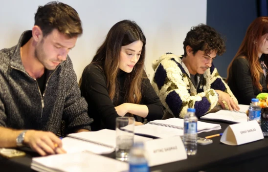 'Şehrazat' dizisinin okuma provası yapıldı