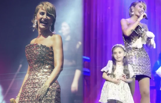 Sıla'ya Bakü'de minik Sıla sürprizi