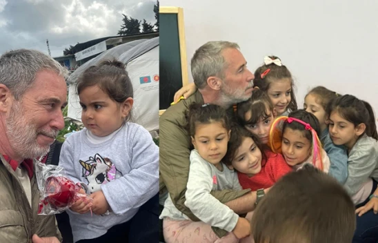 Sinan Albayrak'tan anlamlı destek
