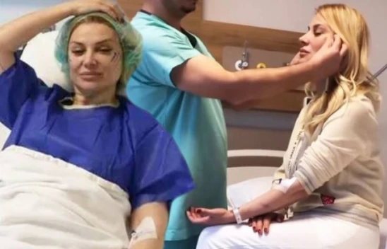 Songül Karlı, güzellik için yine bıçak altına yattı