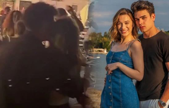 Yazlık dizideki set aşkını fanlar belgeledi