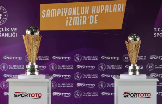 Süper Lig ve 1. Lig kupaları tanıtıldı