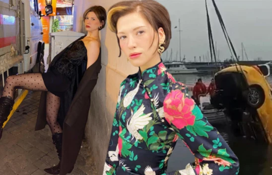 Taksiyle denize uçmuştu! Model Ece Su Uçkan, şikayetçi olmadı!