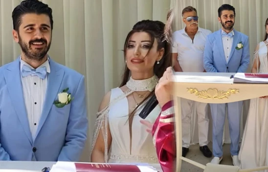 Tayfun Erdoğan ile Eda İrap evlendi! Düğünde sürpriz nikah şahidi!