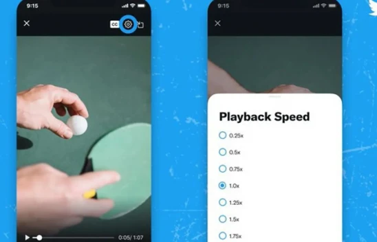 Twitter'a video oynatma hızı özelliği geliyor