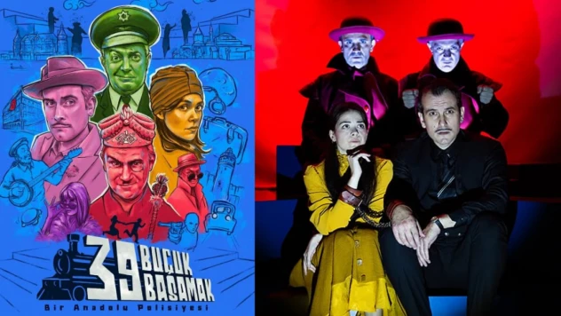 Polisiye oyun '39 Buçuk Basamak', seyircilerle buluşuyor