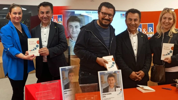 Bünyamin Dal, Göztepe'de 'İnsan Kalmak' kitabını imzaladı