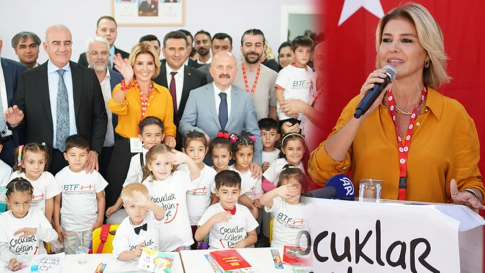 Çocuklar Gülsün Diye Derneği'nin 54. anaokulu, Adıyaman Kahta'da açıldı