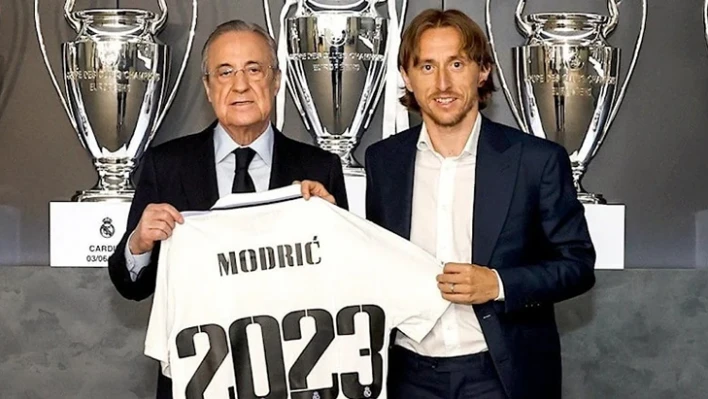 Luka Modric, 1 yıl daha Real Madrid'de!