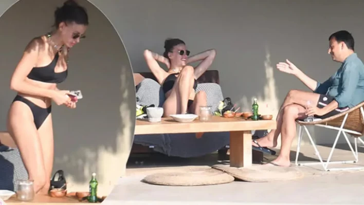 Serenay Sarıkaya, tatil rotasını Bodrum'a çevirdi