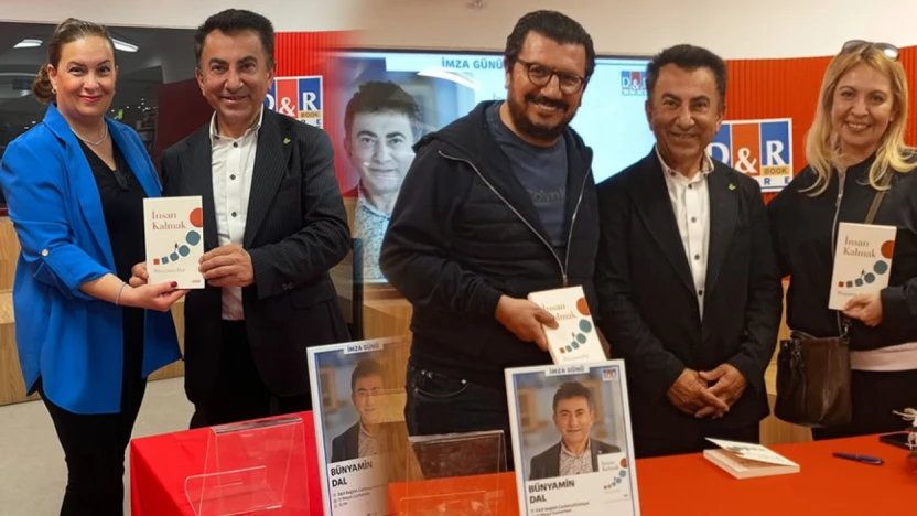 Bünyamin Dal, Göztepe'de 'İnsan Kalmak' kitabını imzaladı